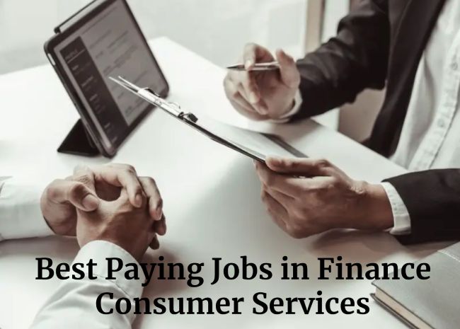 Best Paying Jobs in Finance Consumer Services